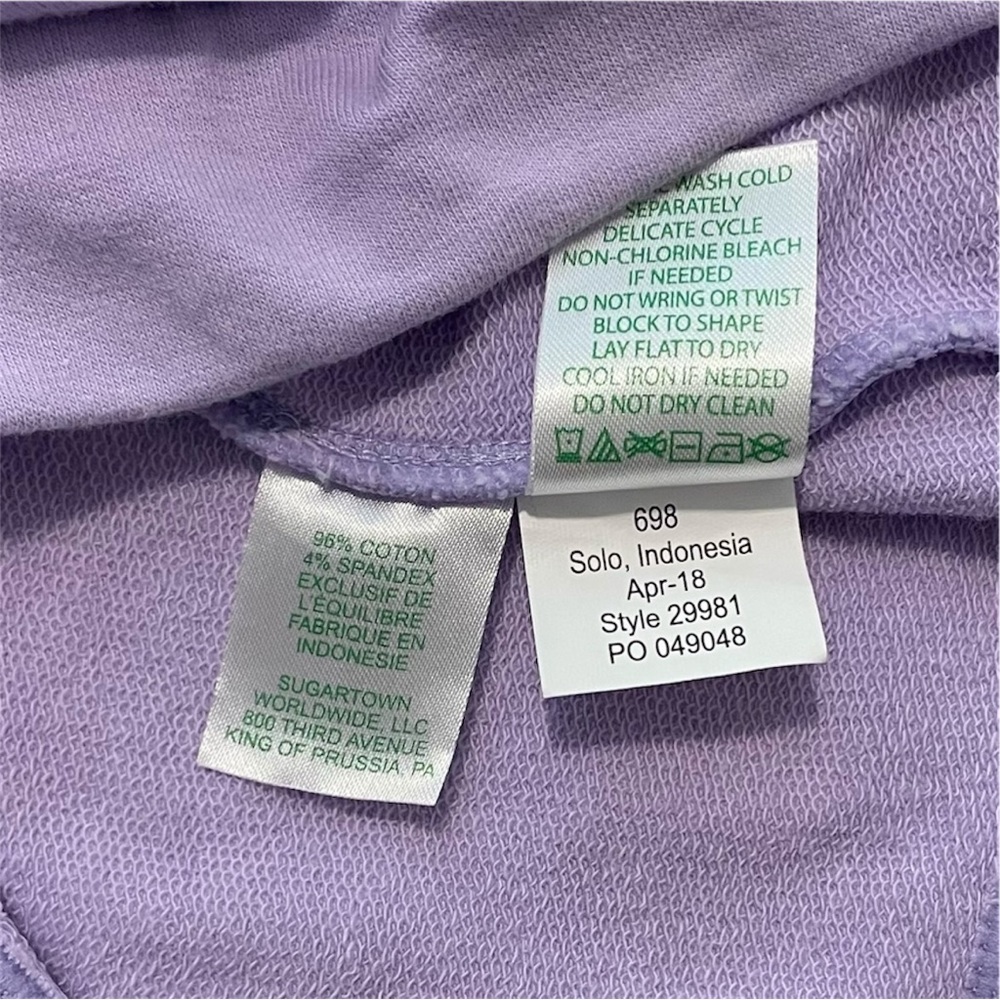 Lilly Pulitzer UPF 50+ Skipper Popover w/ Lace on Shoulders in Lilac Verbena - Picture 13 of 16